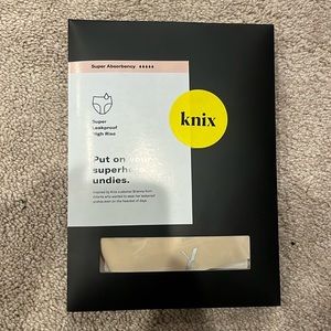 NIB Knix super leakproof high rise size S.
